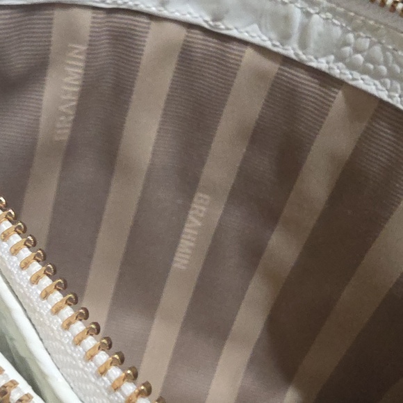 Brahmin Adjustable Crossbody Blue,  White, Reptile - Picture 14 of 16